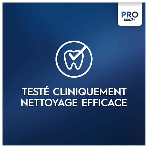 Oral-B Pro Kids Brosse à Dents Électrique Enfant, Spider-Man Marvel, Brossette Ronde Pour Petites Bouches Et Douce Pour Des Gencives Sensibles, 1 Chargeur, 1 Étui De Voyage, 1 Embout, 3 Ans Et Plus