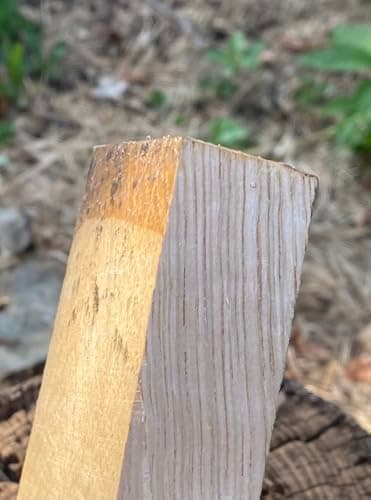 Morceaux de chêne brut, 30 × 120 × 310 mm deux pièces, un morceau de chêne dur pour les produits de bricolage, planche de chêne (1)