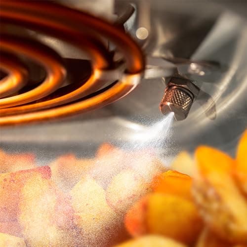 Cecotec Friteuse Sans Huile de 5 L Cecofry Drip 5000 Air Fryer. 1500 W, Spray d'Eau, 8 Menus, Technologie PerfectCook, 80-200oC, Fenêtre, Lumière Intérieure et Panneau Tactile
