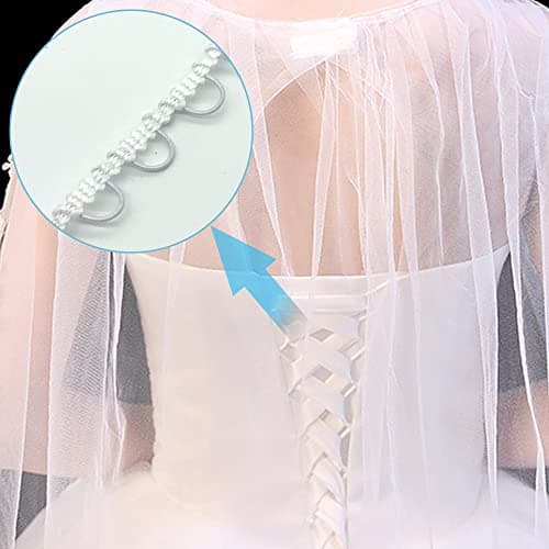 DHER Boutonnière Élastique Élastique avec Boutonnière 9 m Boutonnière Cordon Élastique Boucle Élastique pour Collier Femme, Ornement de Boutonnière en Dentelle Extensible Extensible de Mariage (#2)