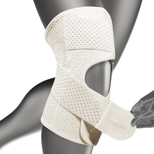 PROIRON Genouillère Sport Respirant Orthese Genou Genouillere Rotulienne Genouillère Ligamentaire,Protège le Genou et Stabilise la Rotule, L