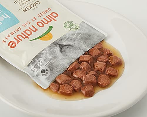 almo nature Holistic Functional-Urinary Help avec Poisson et avec Poulet. Nourriture Humide pour Chats Adultes avec des Sensibilités Urinaires. Alimentation complète en sachets fraîcheur – 6 x 70g