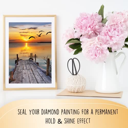 Broderie Diamant Diamond Painting Peinture diamant Conservateur de tenue permanente et effet brillant des pierres – Convient à tous les ensembles de peinture diamant