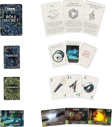 Hasbro Gaming Cluedo Conspiration, Jeu de Mystère, Jeux de Société pour Ados et Adultes, 4 à 10 Joueurs, Jeu d'Enquête et d'Énigme Multijoueur avec Rôles Secrets, Cadeau de Noël