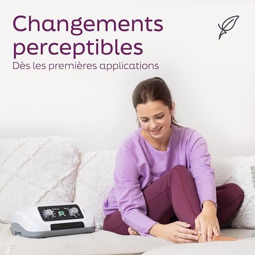 Venen Engel ® 6 Appareil de massage par ondes glissantes avec pantalon, alimenté par batterie, 6 chambres à air désactivables, pression & durée réglables facilement, massage en continu