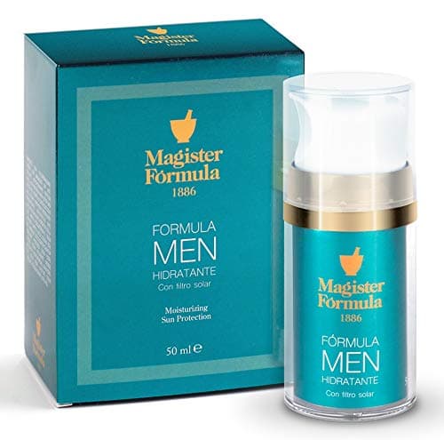 Crème Hydratante Visage Homme 50 ml | Anti Rides, Anti ge, Anti Taches | Après Rasage | Avec Filtre Solaire SPF | Teint Mat | Soin et Nourrit | Peaux Grasses, Mixtes et Sèches | Magister Formula