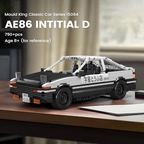 Mould King AE86 Kit de Construction de Voiture de Course, 15064, Jouet de Construction de Champions Speed ​​(790 pièces)