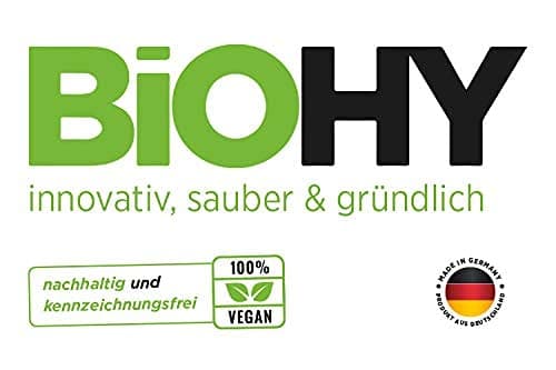 BiOHY Lot de 3 serpillères 40 cm | serpillière chenille | serpillière microfibre bleu (lot de 3) | Idéal pour le nettoyage des surfaces délicates et lisses.