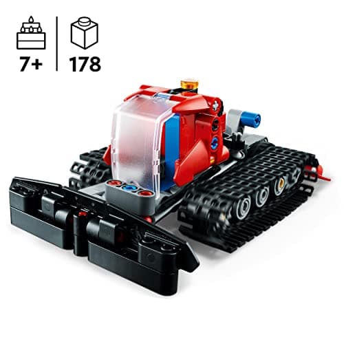 LEGO 42148 Technic La Dameuse, 2-en-1, Jouet de Maquette Véhicule, avec Motoneige Hiver, Jouet Éducatif, Garçons et Filles dès 7 Ans, Idée de Cadeau