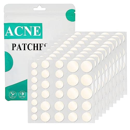 Zemolo 300PCS Patch Boutons Acne, Patch Acne Pimple Anti-Acné Imperméable Autocollants Hydrocolloïde pour Boutons Invisible pour Soin de la Peau