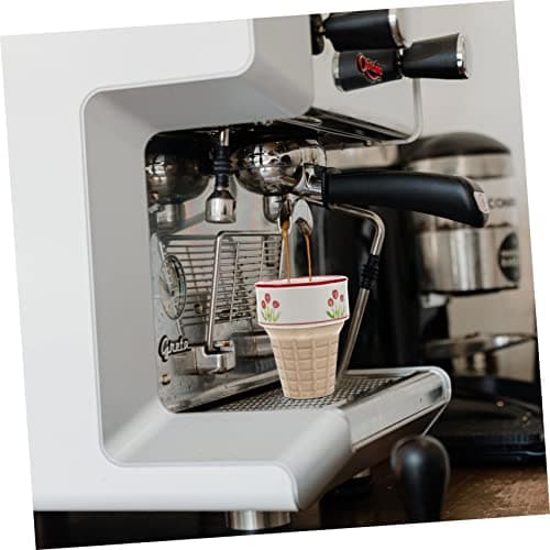 ANDRESLAD 2 Pièces coupe à glace en céramique bols de dégustation bols à dessert tasses à cappuccino mug cafe tea cup tasse à café verre gobelet multi-usages tasse de petit déjeuner pratique