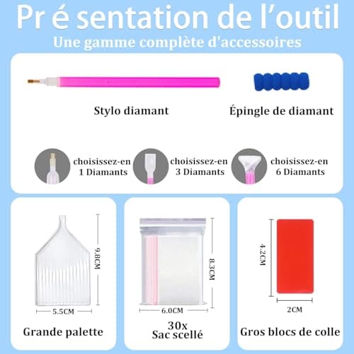 Mafenr Art Diamond Painting Chat, Chat Diamond Painting Adulte, Peinture Diamant Adulte pour Cadeaux et Décoration 30x40 cm