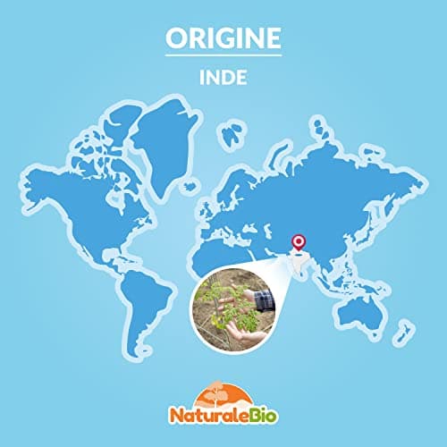 Moringa Oleifera Bio en Poudre - Qualité Premium - de 200g. Organique, Naturel et Pur. Feuilles de la Plante du Moringa Oleifera. NaturaleBio