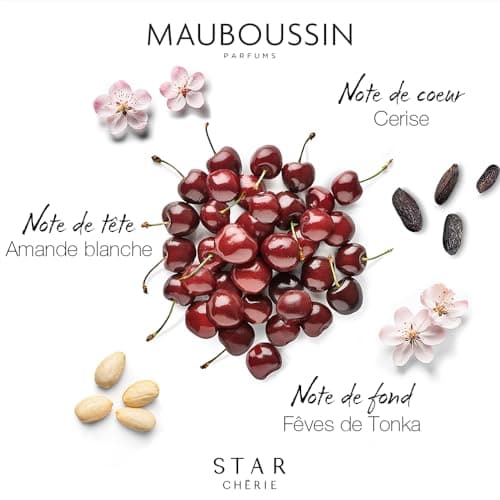 Mauboussin - Star Chérie 90ml - Eau de Parfum Femme - Senteur Florale, Orientale & Fruitée