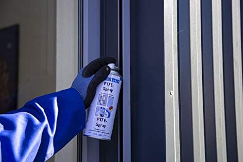 Spray PTFE WEICON 400 ml lubrifiant sec à effet antiadhésif sans graisse blanc