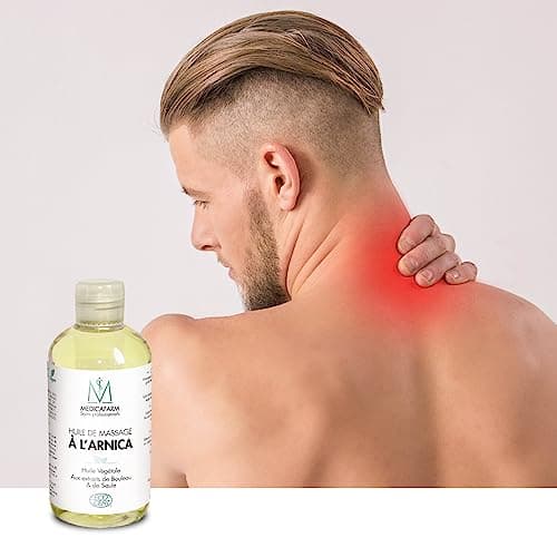 MEDICAFARM - Huile de massage à l'arnica - Aide à soulager les douleurs articulaires et musculaires - Lot de 3