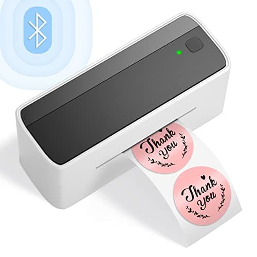 Phomemo Imprimante d'étiquettes Bluetooth 4 x 6 - Imprimante Thermique DHL - Étiquettes d'expédition - Imprimante pour Colis d'expédition - Compatible avec Ebay, Amazon, Etsy, Ups, Wish, Shopify