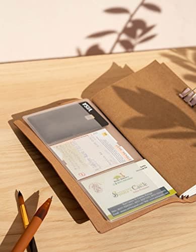 Grupo Erik - Ensemble Carnet de Voyage Harry Potter | Carnet de Notes 2 en 1 | Notebook Simili Cuir