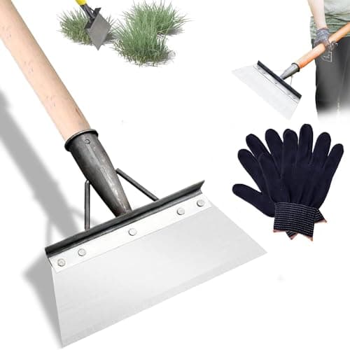 GEDEGOOK Pelle Jardinage, Pelle de Nettoyage Multifonctionnelle, Grattoir Jardin, Multifonction Outillage de Jardin, Outil de Désherbage de Jardin, Pelle de Jardin pour Espace Extérieur, Ferme, 21cm