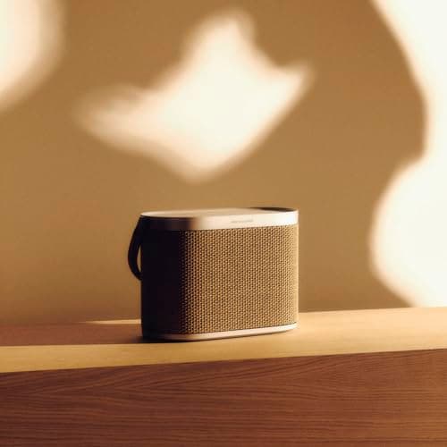 Bang & Olufsen Beosound A5 - Enceinte Puissante Design Modulaire et Circulaire Bluetooth Portable et WiFi Connectée, Autonomie Longue Durée et Dotée d’un Chargeur Sans Fil Intégré - Nordic Weave