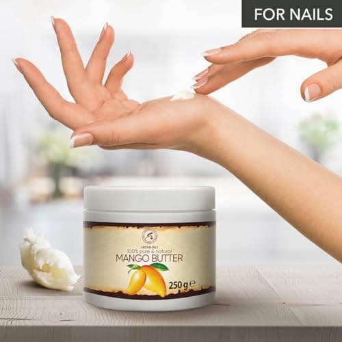 Huile de Mangue 250g - Pur et Naturel - Mangifera Indica - Huiles de Graines de Mangue - Huile pour Corps - Huile pour Cheveux - Peau - Ongles - Lèvres - Soins du Visage