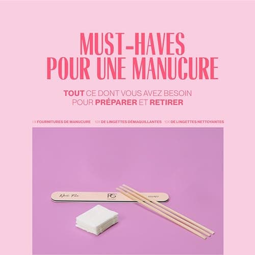 Pink Gellac Kit Vernis Semi Permanent - Manucure Kit Semi Permanent Complet avec Lampe UV LED Compacte Rose, 1 Couleur Rose 15 ml, Top et Base Coat Gel UV, Dissolvant et Nettoyant de Qualité Salon