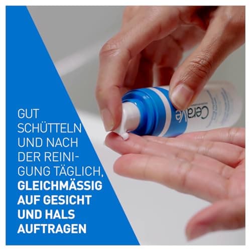 CeraVe - Sérum Hydratant à l'Acide Hyaluronique - Nourrit, Hydrate et Apaise - Diffusion Continue des Actifs - Aux 3 Céramides & Vitamine B5 - Tous Types de Peau - 30 ml