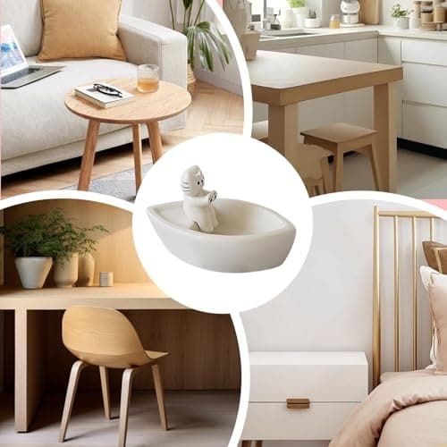 Chandelier de bureau en forme de chaton – Support créatif pour bougies en bateau | Stand de décor de chaton | Bougeoir chat mignon chauffant les jambes | Ornements créatifs de chandelier en forme de b