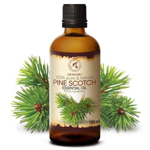 Huile Essentielle Pin 100ml - Pinus Sylvestris - Naturelle pour un Bon Sommeil - Beauté - Bain - Aromathérapie - Relaxation - Spa - Diffuseur Arôme & Lampe - Pine Scotch Oil
