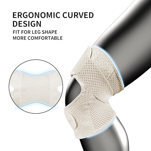 PROIRON Genouillère Sport Respirant Orthese Genou Genouillere Rotulienne Genouillère Ligamentaire,Protège le Genou et Stabilise la Rotule, L