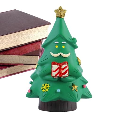 Sapin de Noël miniature – Décorations de table en résine – Sapin de Noël vieil homme en résine pour bas de Noël