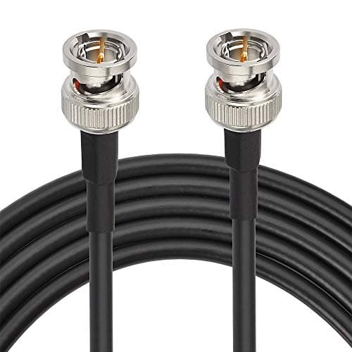 Superbat Câble BNC 30cm 3G/6G/HD SDI Câble Mince Belden 1855A Câble 75ohm BNC Mâle à Mâle Câble Coaxial SDI Câble Vidéo pour HD-SDI/3G-SDI/4K Caméra (Droit,1 Pièce)