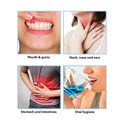 Solution Azulenal pour Aphtes, Ulcères D'estomac, Gingivite Et Ulcères Peptiques | Traite Les Problèmes De Digestion et Les Infections De La Gorge | Puissant Anti-Inflammatoire Avec Guaiazulene