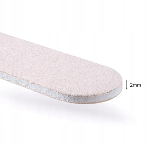 Aba Group Limes a Ongles Set - Kit Ongle - Limes a Ongles Professionnelle Slim (2mm) 25 Pcs - Onglerie Materiel Professionnel - Accessoire Ongle – Grit 100/180 - Forme Droite