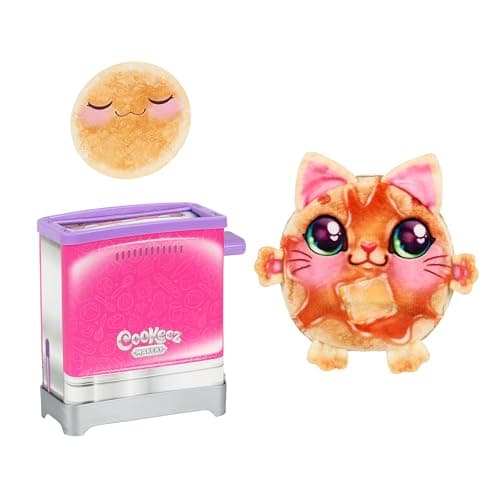 Cookeez Makery Toasty TREATZ Grille-Pain Toasty Treatz avec Peluche parfumée. Prépare Une Peluche Surprise Douce et Moelleuse. Fais Griller Ton Toast et découvre Une Peluche Surprise !