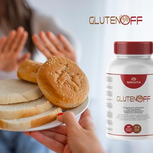 NIRUVITA | Sans gluten | Complément alimentaire | Optimise la digestion et améliore l'absorption des nutriments |Avec enzymes, probiotiques, carvi et chrome | Flore intestinale équilibrée | 60 Gélules