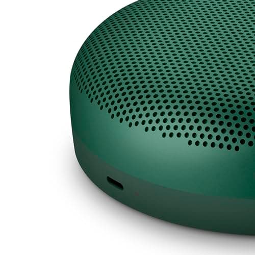 Bang & Olufsen Beosound A1 (2ème Gén) - Enceinte Bluetooth Portable Étanche, Son Immersif à 360 Degrés, Microphones pour les Appels Téléphoniques & Assistance Vocale Alexa, 18 H - Vert