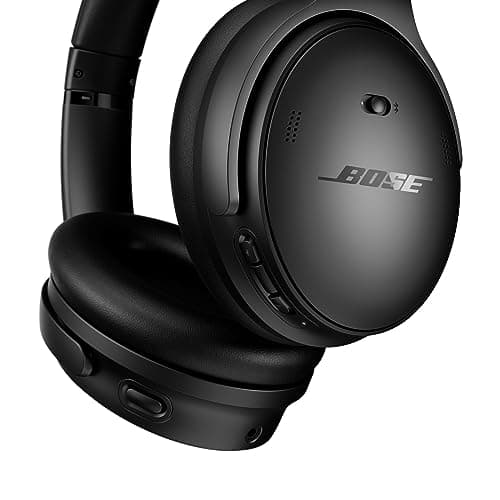 Bose QuietComfort SC Casque sans Fil à réduction de Bruit, Casque Supra-aural Bluetooth avec Une autonomie allant Jusqu’à 24 Heures, avec Étui Souple, Noir