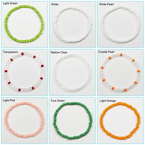 Bala&Fillic Perles de rocaille 4mm Rouge couleur 1200pcs/100Grammes, perles de verre 6/0 pour la fabrication de bracelets et de colliers (Rouge)