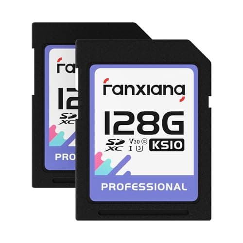 fanxiang Carte mémoire SDXC UHS-I 128 Gox2 (V30, Vitesse de Transfert 100 Mo/s, U3, Vidéos 4K UHD, Résistante à la Température)