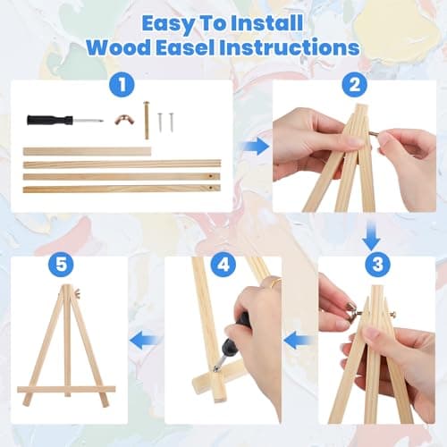 GHHKUD Peinture par Numéros pour Adulte, DIY Peinture Acrylique pour Adultes Enfants débutants Facile sur Toile 30×40 cm avec peintures et pinceaux, avec châssis en bois à monter, Animaux