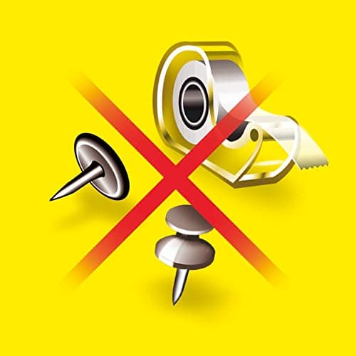 UHU Patafix originale - Pastilles adhésives prédécoupées, repositionnables, jaune, 80 pastilles