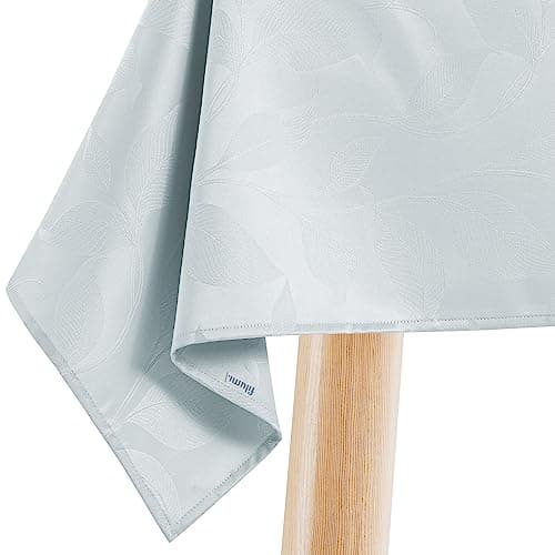 Filumi Nappe Rectangle 140x180 cm argenté Rembourrée extérieur intérieur Motif végétal Amalu