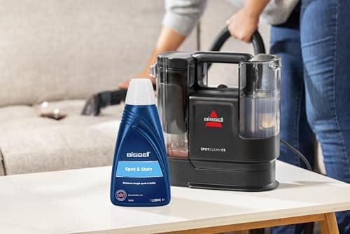 BISSELL Formule Spot et Stain | Pour vos Étoffes d’Ameublement, Tapis et Moquette | 1 Litre Formule Nettoyante | À Utiliser Avec Spotclean/Spotclean Pro | Parfum Frais | 1084N