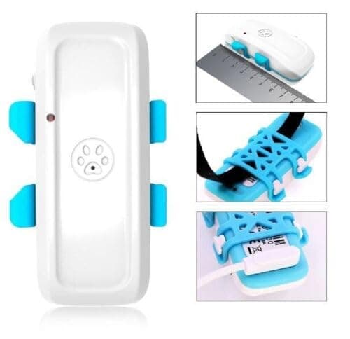 Collier GPS pour Chien sans Abonnement,Traceur GPS Chien avec Clôture de Sécurité Suivi en Temps réel de Compagnie étanche Alarme Sonore et Lumineuse TK911Pro