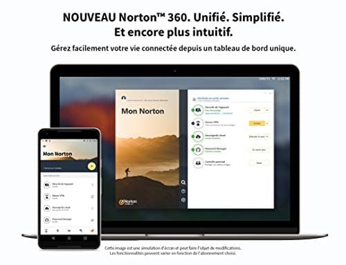 NortonTM 360 Deluxe 2025 |5 Appareils |12 Mois|Envoi par la poste