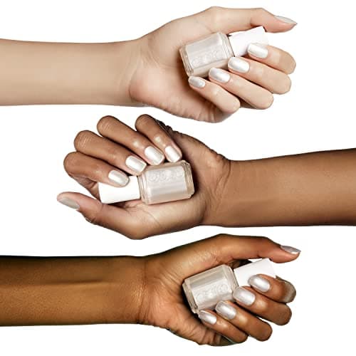 Essie - Vernis à Ongles Longue Tenue et Haute Brillance - Couleur Intense - Teinte : Pearly White NU (04) - Contenance : 13.5 ml