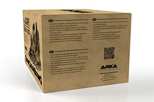 ARKA Aquatics mySCAPE-Rocks Dragon - 10 kg Mix - Pierres décoratives Naturelles pour aquascaping en Aquarium d'eau Douce et Terrarium, parfaites pour des créations de paysages Aquatiques.