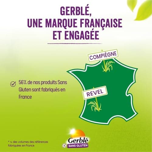 Gerblé Pain de Mie aux Graines - Sans Gluten et Sans lactose - Riches en fibres - 200g - 221520