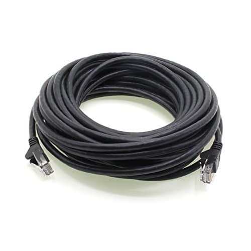 1aTTack.de 2m - noir - 5 pièces - (PACK) - Câble réseau LAN Ethernet CAT.6 CAT6 Câble patch 1000 Mbit/s